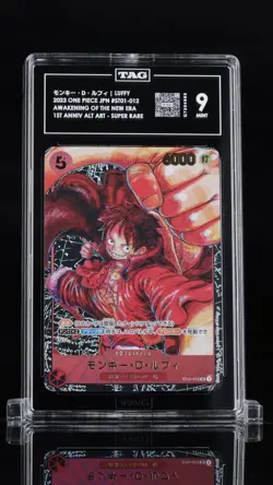 TAG 9 MINT One Piece JAPANESE 2023 Monkey D. Luffy ST01-012 1ST ALT. ART NR4 - Image 1