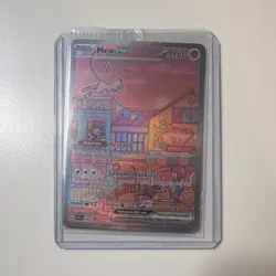 Pokemon Mew EX Full Art Promo Holo 053 Sv: Scarlet & Violet 180 HP Card - Image 1