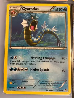 x4 Gyarados pokemon cards Rare Holo Ex Go stamp mixed Lot 130 Water type Unique - Image 4