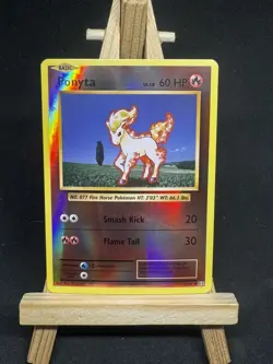 Pokemon Card Ponyta 19/108 XY Evolutions Reverse Holo Near Mint - Image 1