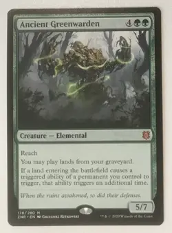 ANCIENT GREENWARDEN 178 Zendikar Rising MTG Magic NM Mythic - Image 1