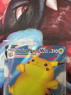 Pokemon Pikachu TCG Surfing VMAX Celebrations Holo Ultra Rare Card 009/025 - Image 2