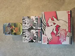 Sealed Pokemon White Flare Etb And Booster Bundle and acended hero tin Lot - Image 1