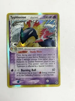 Typhlosion Delta Species 12/101 Holo Rare EX Dragon Frontiers 2006 NM- Pokemon - Image 1