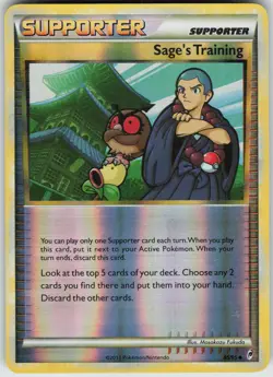 Pokemon Sage's Training 85/95 Call of Legends Uncommon NM - Image 1