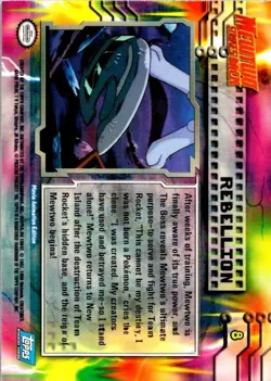 Pokemon TCG Rebellion 1999 Topps Mewtwo Strikes Back #8 Non Holo NM/LPSKU1-5 - Image 2
