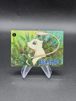 Mew Holo Pokemon Vintage Pocket Monsters Vending Prism Sticker 223 - Image 1