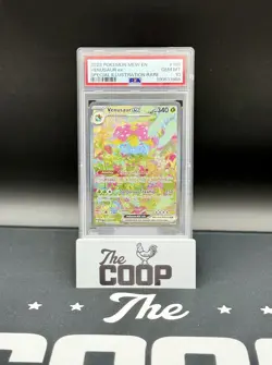 Pokemon Venusaur ex 198/165 Special Illustration Rare SV 151 PSA 10 - Image 1