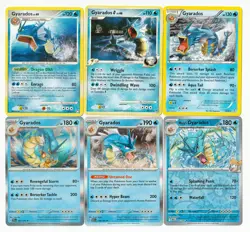 6x Vintage Gyarados Lot 26/123 30/127 23/83 043/193 130/165 - Pokemon (NM/LP) - Image 1