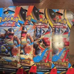 8x Pokemon TCG Phantasmal Flames/Mega Evolution Packs + 2x Mega Charizard Tins - Image 5