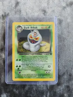 Pokemon Card Dark Arbok 2/82 Holographic From Team Rocket - Image 1