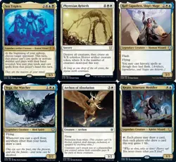 MTG Commander EDH Deck Sen Triplets 100 Magic Cards Custom Deck Esper - NM - Image 1