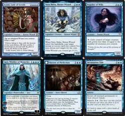 Commander Wizard Deck - EDH - Azami - Mono Blue -100 Card - MTG Baral - NM - Image 1