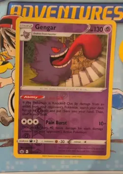 Gengar 057/198 Chilling Reign Reverse Holo Pokemon Card - Image 1