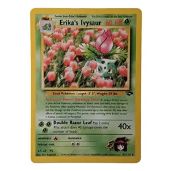 Erikas Ivysaur 41/132 Gym Heroes Pokemon Card 2000 WOTC NM - Image 1