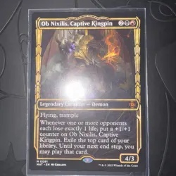 MTG Ob Nixilis, Captive Kingpin (Showcase) 91 MOM: The Aftermath Mythic Mint TCG - Image 1