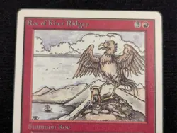 Roc of Kher Ridges - Unlimited - LP - Magic the Gathering - MTG - Red - Creature - Image 3