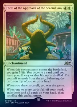 Form of the Approach of the Second Sun (Foil) (UNF) Unfinity - NM - Image 1