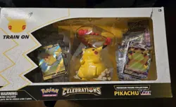 Pokemon TCG 25 Celebrations Premium Figure Collection Pikachu VMAX Box TEAR 820650809408 - Image 1