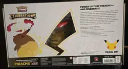 Pokemon TCG 25 Celebrations Premium Figure Collection Pikachu VMAX Box TEAR 820650809408 - Image 3