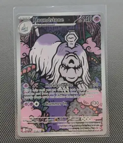 Pokemon TCG - Houndstone 145/132 - Mega Evolutions - Illustration Rare Full Art - Image 1