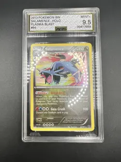Pokemon TCG BW Plasma Blast Salamence Holo Rare 64/101 Grade 9.5 - Image 1