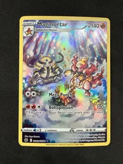 Pokemon TCG Magmortar GG03/GG70 Crown Zenith Galarian Gallery Ultra Rare Holo - Image 1