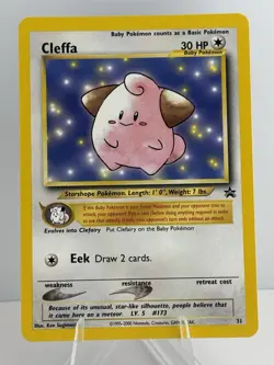 Cleffa 31/53 Wotc Black Star Promo Regular Pokemon NM Unplayed - Image 1