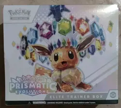 Pokemon TCG Prismatic Evolutions Elite Trainer Box ETB Fast Ship Sealed - Image 1