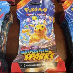72 Sleeved Packs Lot of Pokemon TCG Surging Sparks Sleeve Unopened & Sealed - Image 2
