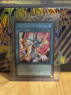 Yu-Gi-Oh the Gaze of Timaeus Prismatic Secret Rare - Image 1