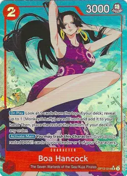 Boa Hancock (Alt Art) OP12-014 SR Legacy of the Master ONE PIECE Card ENGLISH NM - Image 1