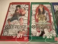 One Piece Starter Decks ST-01-04 Pre Errata/no code on box) and ST-05 SEALED - Image 2