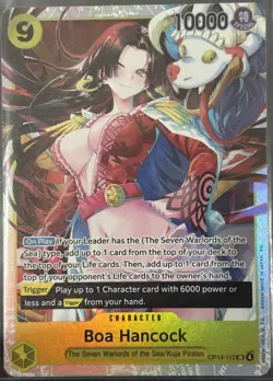 Boa Hancock SR OP14-112 The Azure Sea's Seven English One Piece TCG Super Rare - Image 1