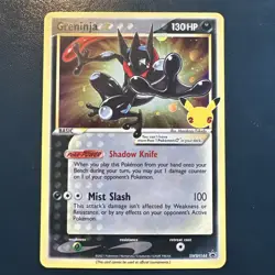 Pokemon TCG Greninja Gold Star Celebrations Promo Card Holo SWSH144 #3 - Image 1