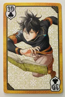Yuno Black Clover Asuta Jump Playing Poker card Japanese Very Rare - Image 1