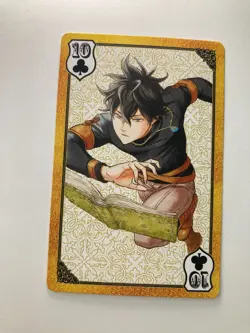 Yuno Black Clover Asuta Jump Playing Poker card Japanese Very Rare - Image 2