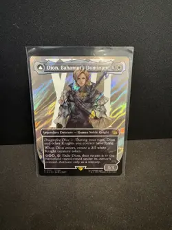 Dion, Bahamut's Dominant Borderless, Surge Foil Pack Fresh NM Rare - Image 1