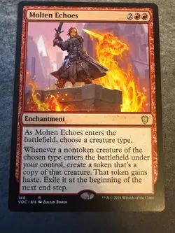Molten Echoes - Commander: Innistrad: Crimson Vow: #148, MTG Nm R238 - Image 1