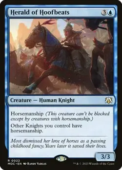 Herald of Hoofbeats MOC NM MTG - Image 1