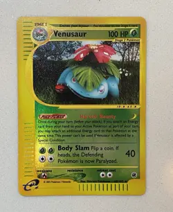 2002 Pokemon Expedition Venusaur Reverse Holo 68/165. Never played. - Image 1