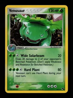 Venusaur 6/17 Holo Rare POP Series 2 Pokemon Card - Image 1