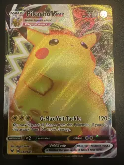 Pokemon TCG - Pikachu VMAX 044/185 - Full Art Ultra Rare - Vivid Voltage *NM/M - Image 1
