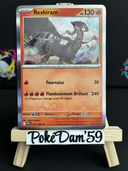 Carte Pokemon Reshiram 017/094 HOLO ME02 PFL Flamme Fantasmagoriques Neuf FR - Image 1