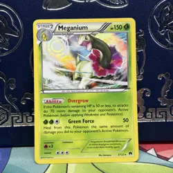Meganium 3/122 Breakpoint Holo Pokemon NM - Image 1