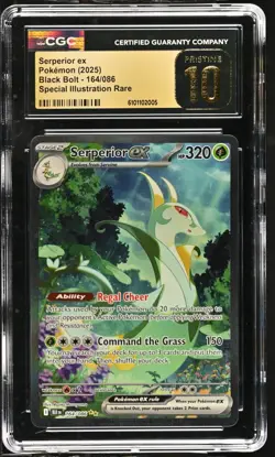 Pokemon Serperior ex 164/086 Ultra Rare Black Bolt - CGC 10 PRISTINE - Image 1