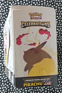 Pokemon TCG Celebrations Premium Figure Collection Pikachu VMAX 25th Sealed - Image 5