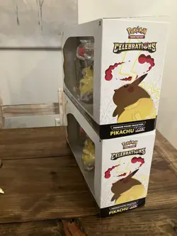 Pokemon Celebrations Premium Figure Collection Pikachu VMAX Sealed Boxes - Image 5