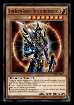 Black Luster Soldier - Envoy of the Beginning YGLD-ENA02 Yu-Gi-Oh NM - Image 1