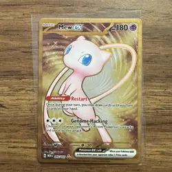 Pokemon TCG Mew ex 205/165 Metal Promo Card! NM Condition! 🔥🔥 - Image 1